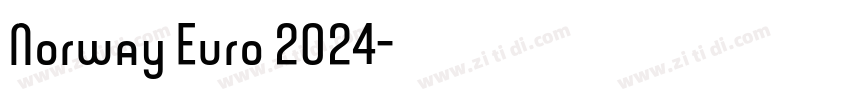 Norway Euro 2024字体转换